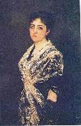 Juan Luna A portrait of the young Marchioness of Monte Olivar oil painting